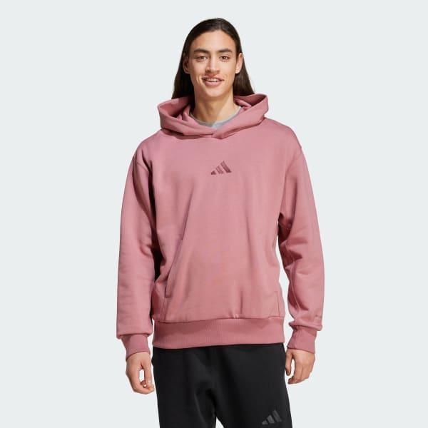 adidas ALL SZN Fleece Hoodie Black XL Mens Product Image