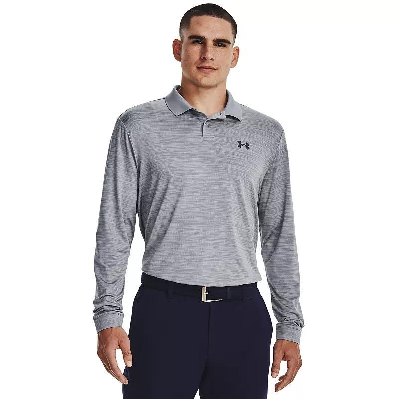 Mens Under Armour Performance 3.0 Long Sleeve Polo Product Image