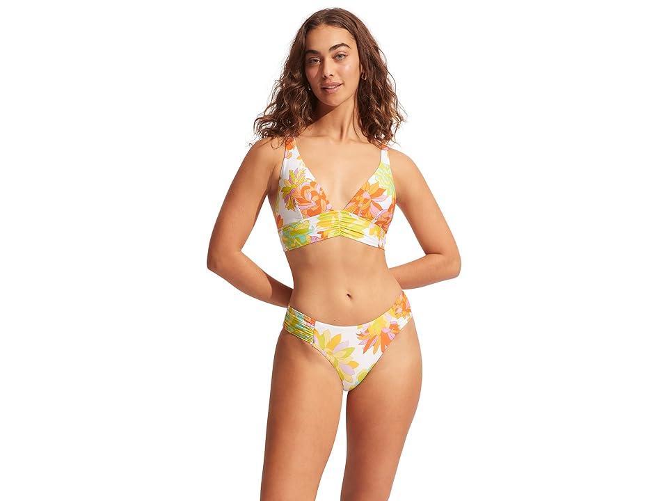 Seafolly Palm Springs Longline Tri (Limelight) Women's Swimwear Product Image