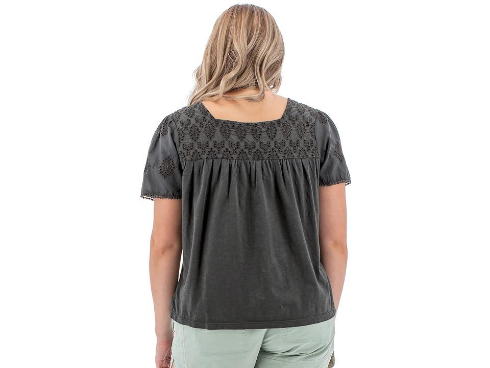 Aventura Clothing Seychelle Short Sleeve Top (Dark Shadow) Women's Clothing Product Image