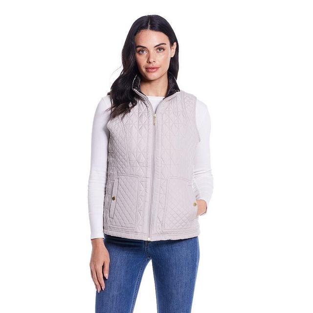 Womens Weathercast Plush Lined Quilted Vest Product Image