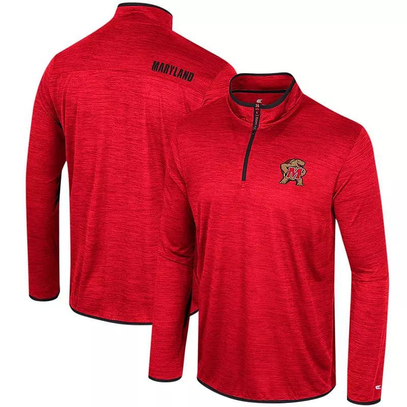 Mens Colosseum Maryland Terrapins Wright Quarter-Zip Windshirt Product Image