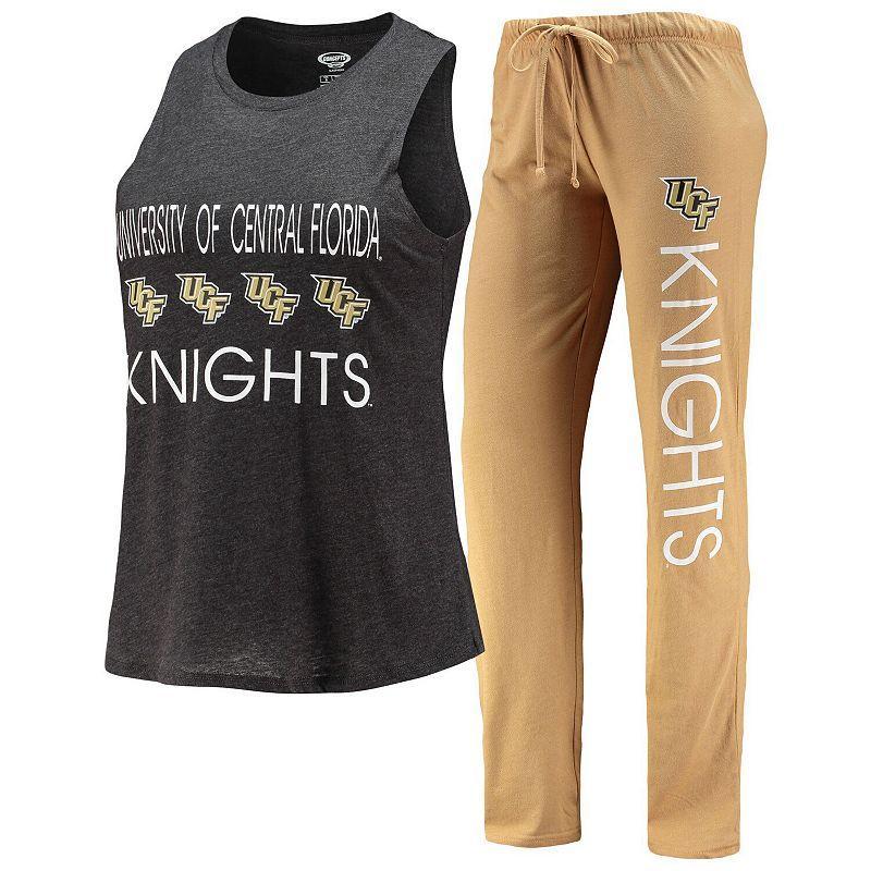 Womens Concepts Sport /Black UCF Knights Tank Top & Pants Sleep Set Product Image