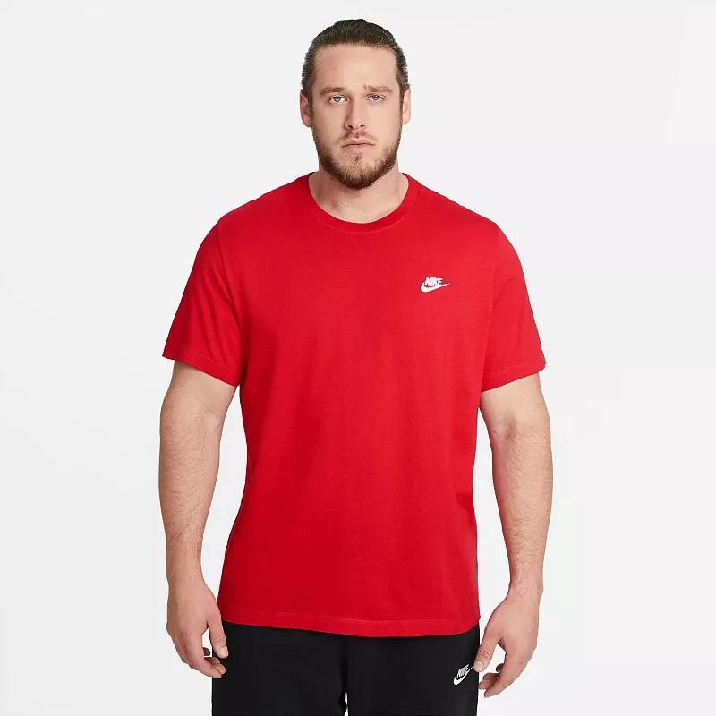 Nike Club unisex T-shirt in red Product Image