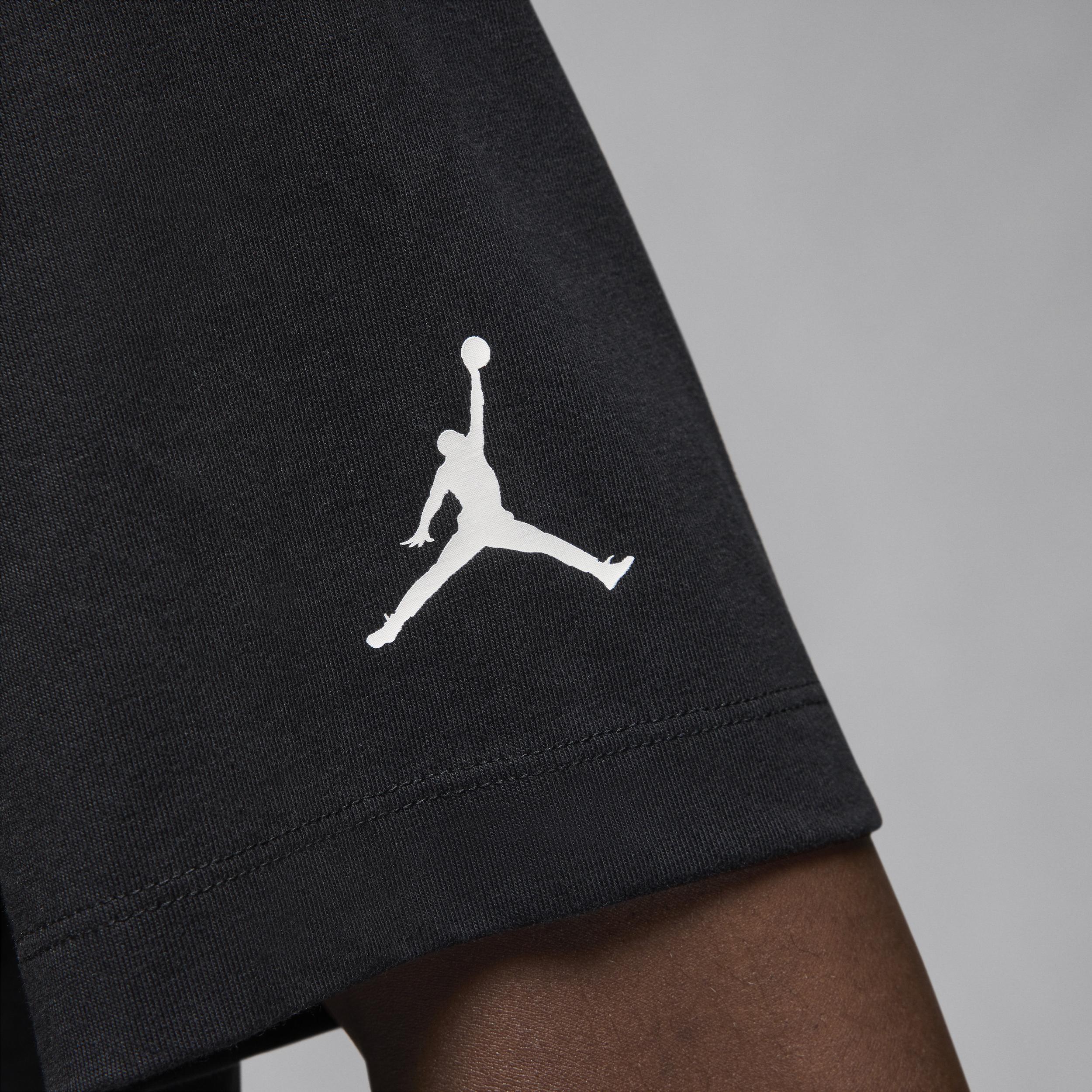 Jordan Mens Jordan Flight MVP Short Sleeve Crew - Mens Black/Multi Product Image