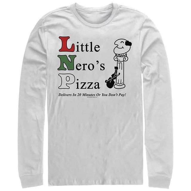 Big & Tall Home Alone Little Neros Pizza Long Sleeve Graphic Tee, Mens Product Image