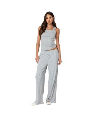 Edikted Womens Heather Lounge Pants Product Image