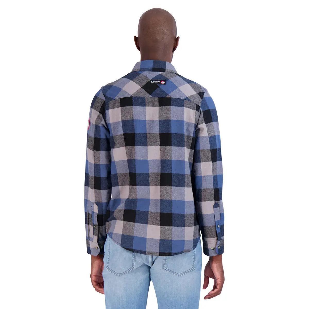 Canada Weather Gear Men's Flannel With Chambray Lined Collar Product Image