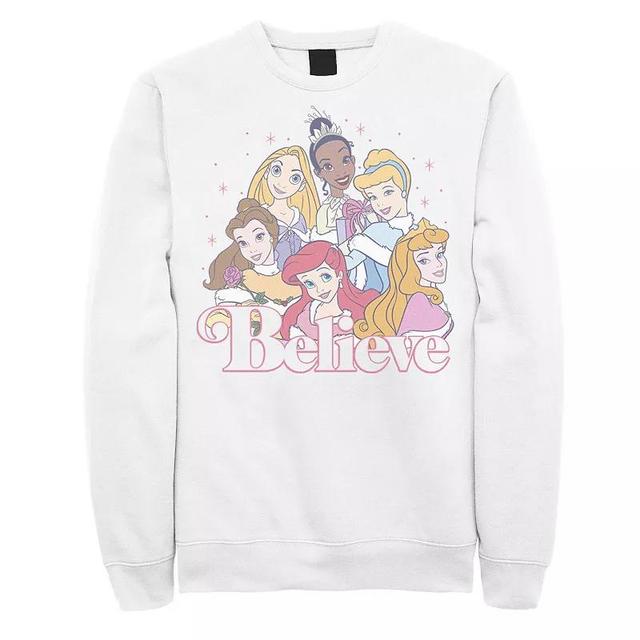 Disneys Princesses Mens Christmas Believe Group Shot Sweatshirt Product Image