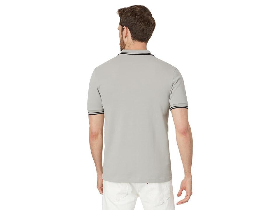 Fred Perry Twin Tipped Fred Perry Shirt (Limestone/Black) Men's T Shirt Product Image