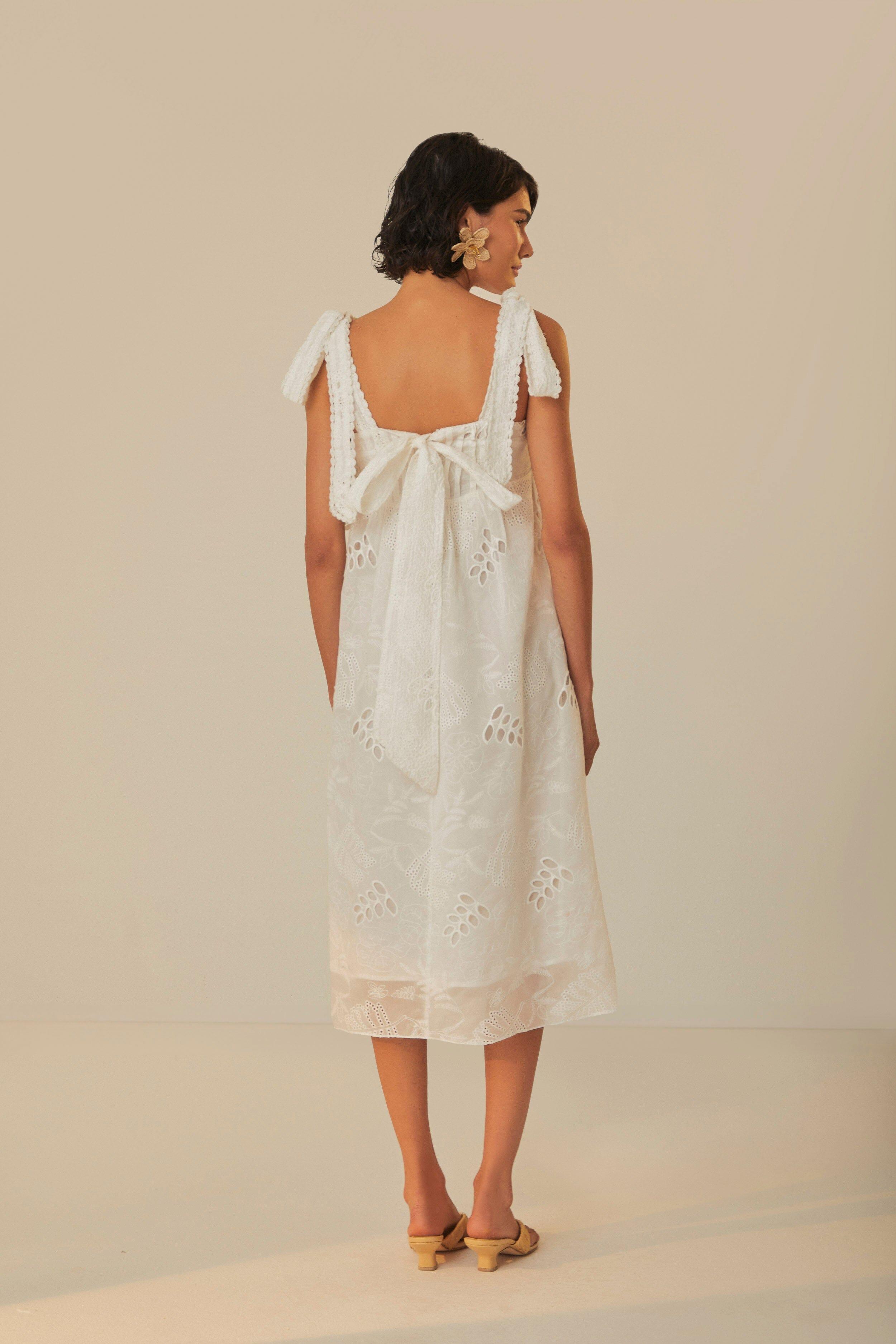 Off-White Midi Dress Product Image