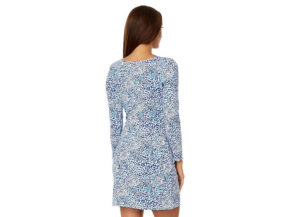 Lilly Pulitzer Bryson Long Sleeve Dress (Resort White Twisted Up) Women's Dress Product Image