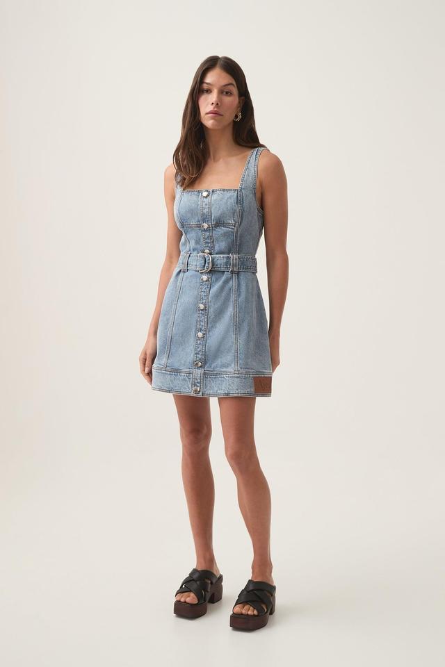 Zariah Denim Mini Dress Product Image