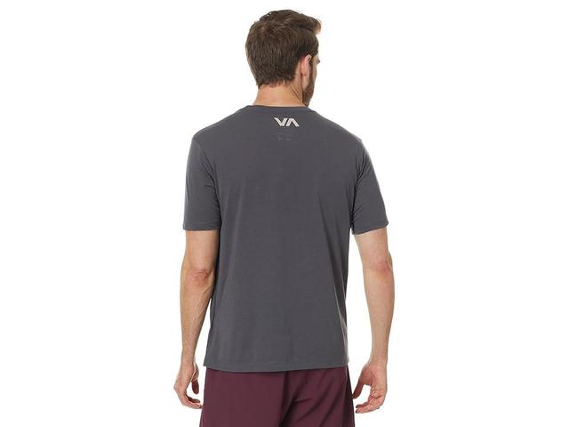 RVCA VA RVCA Blur S/S Tee (Slate) Men's Clothing Product Image