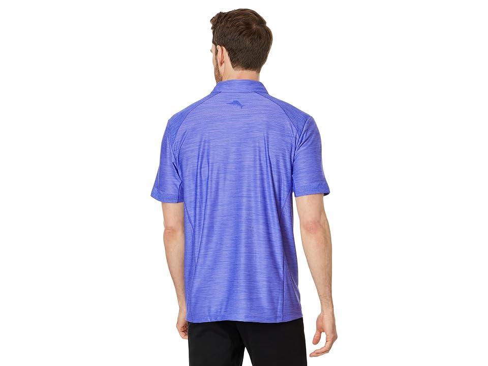 Tommy Bahama Palm Coast Polo Pro (Light Sky) Men's Short Sleeve Knit Product Image