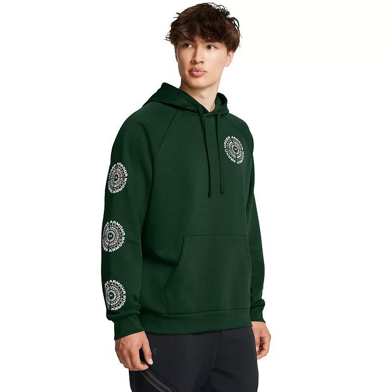 Mens UA Rival Fleece High Brand Read Logo Hoodie Product Image