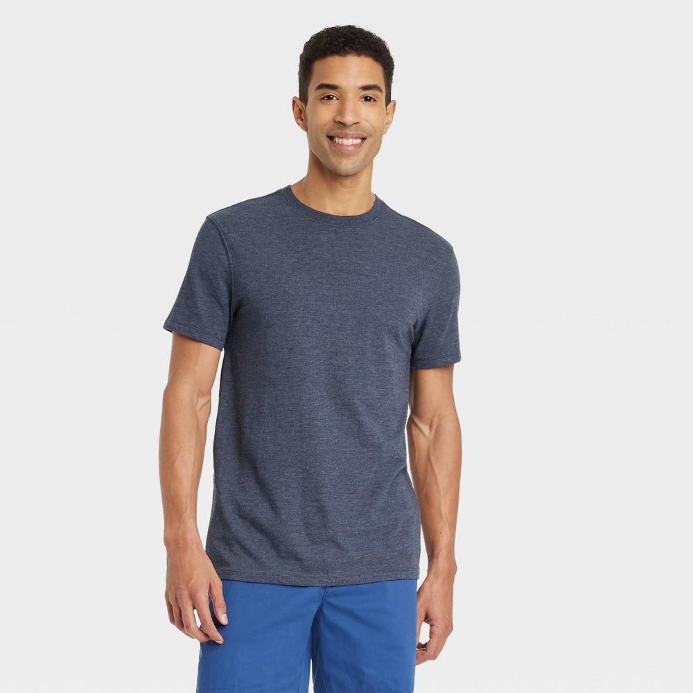 Mens Every Wear Short Sleeve T-Shirt - Goodfellow & Co Jamestown Blue S Product Image