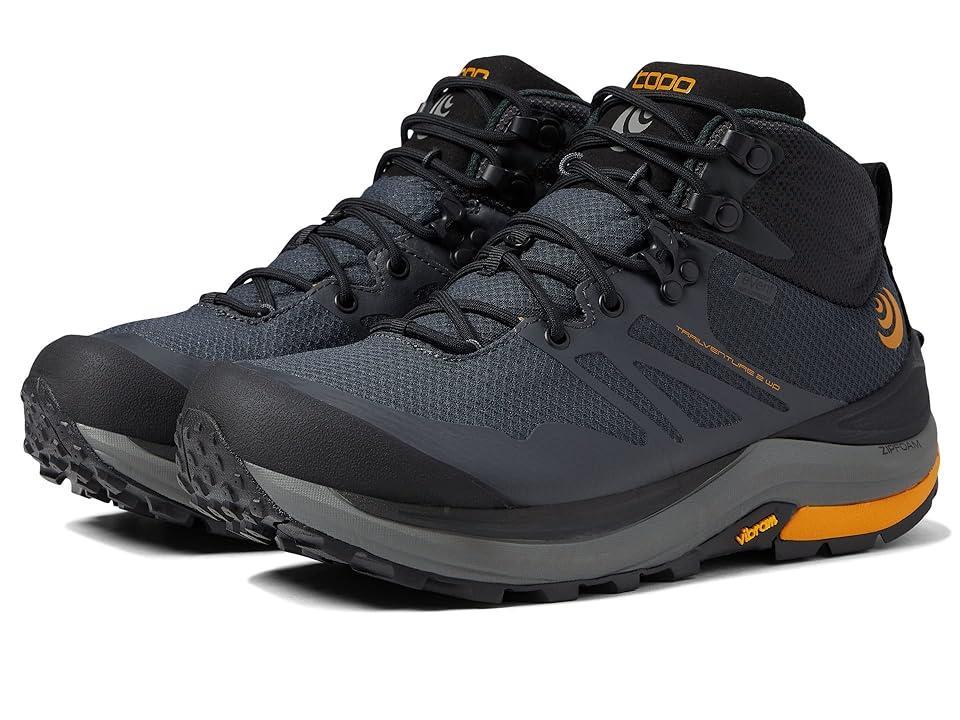 Topo Athletic Trailventure 2 WP (Charcoal/Orange) Men's Shoes Product Image