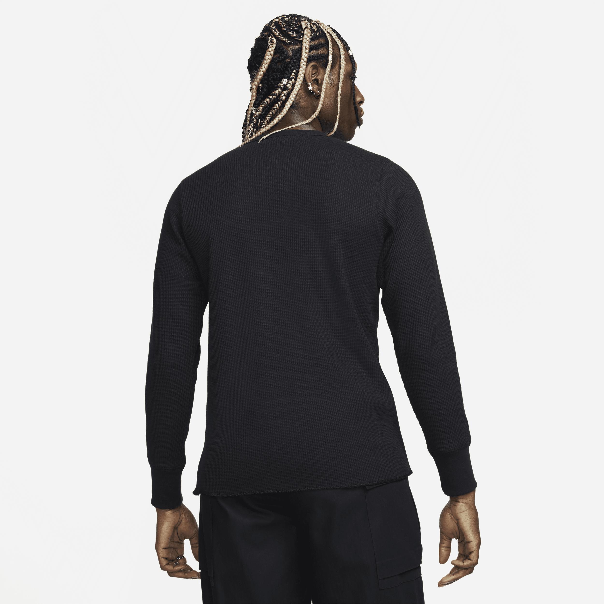 Nike Men's Life Long-Sleeve Heavyweight Waffle Top Product Image