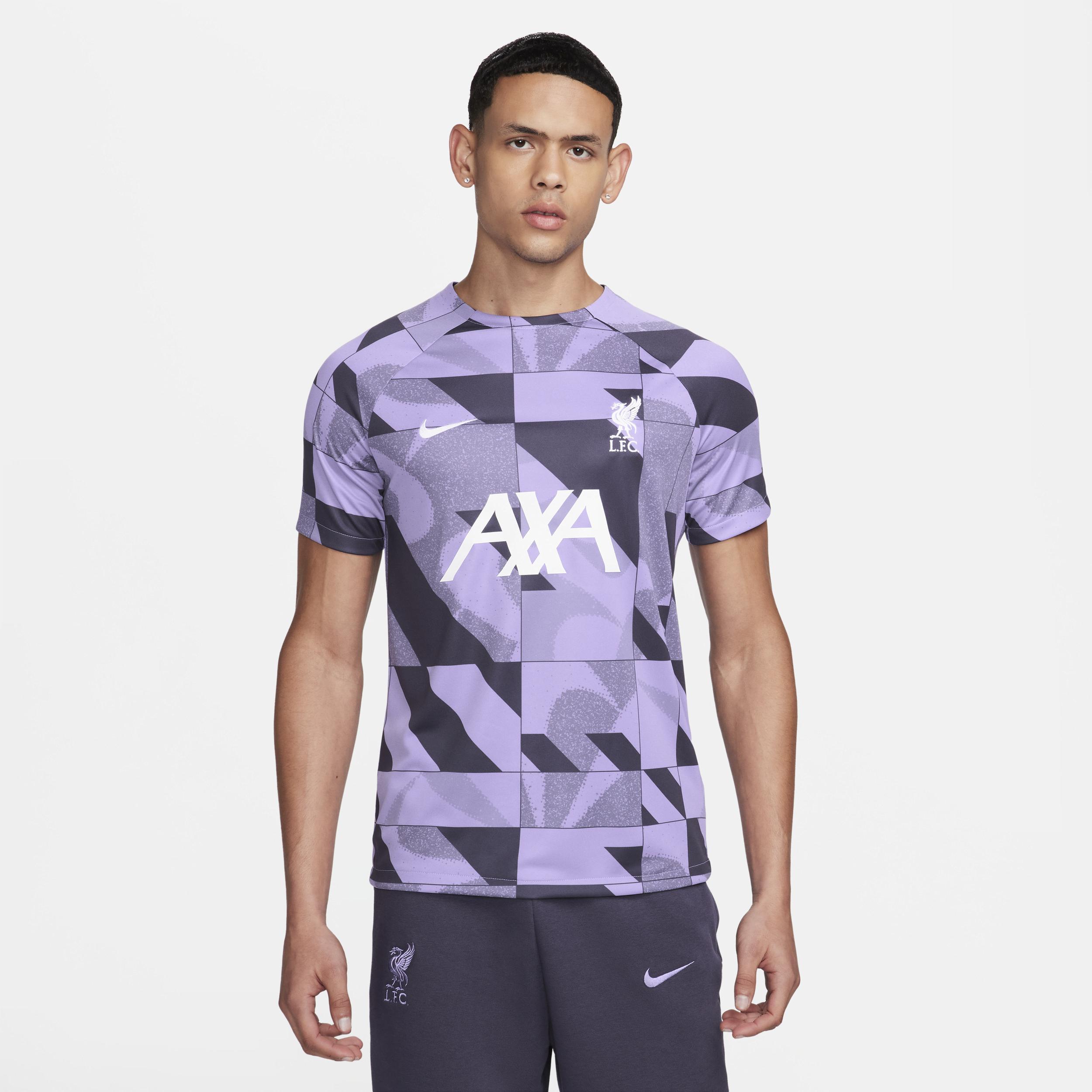 Mens Nike Purple Liverpool 2023/24 Academy Pro Pre-Match Top Product Image