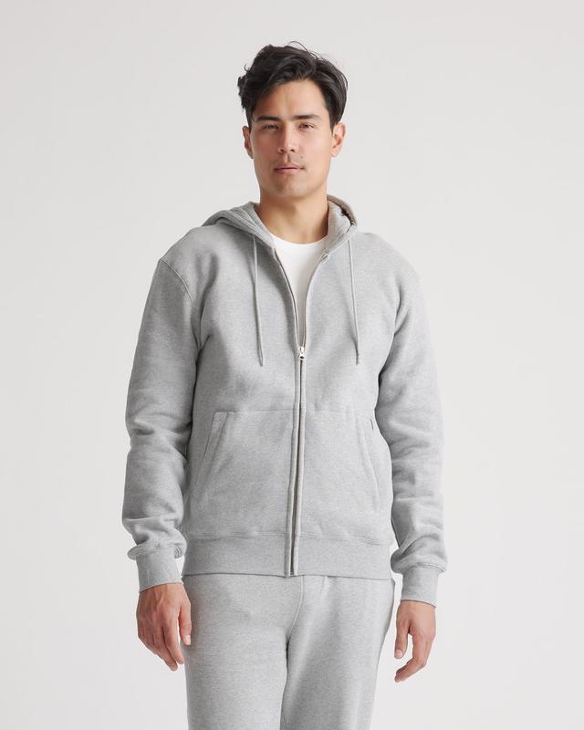 Organic Heavyweight Fleece Full-Zip Hoodie Product Image