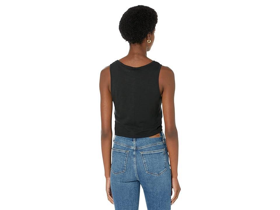 Madewell MWL Crossover Crop Tank (True ) Women's Clothing Product Image