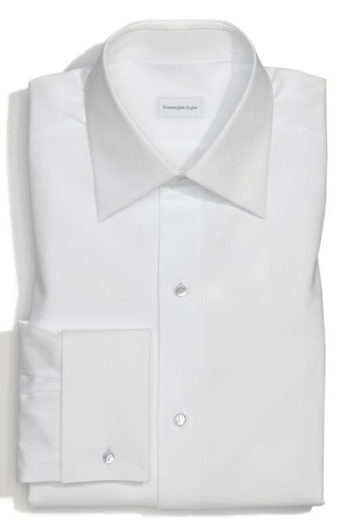 ZEGNA Regular Fit Tuxedo Shirt Product Image