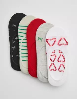 Aerie No Show Sock 5-Pack Product Image