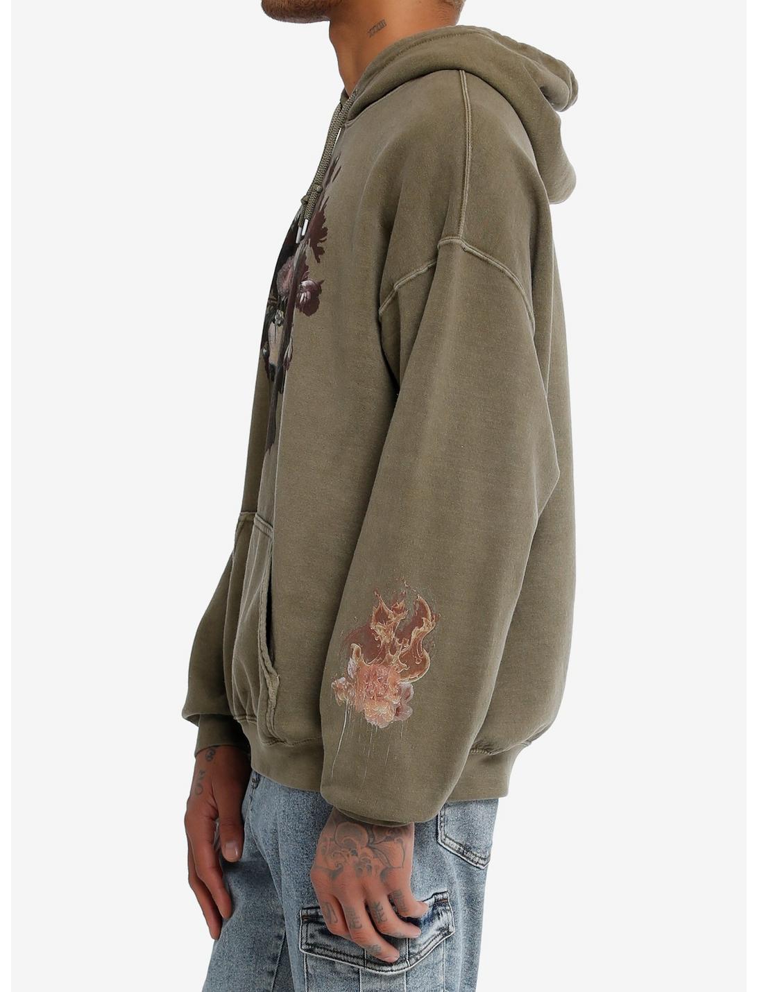 Thorn & Fable™ Flower Skull Hoodie Product Image