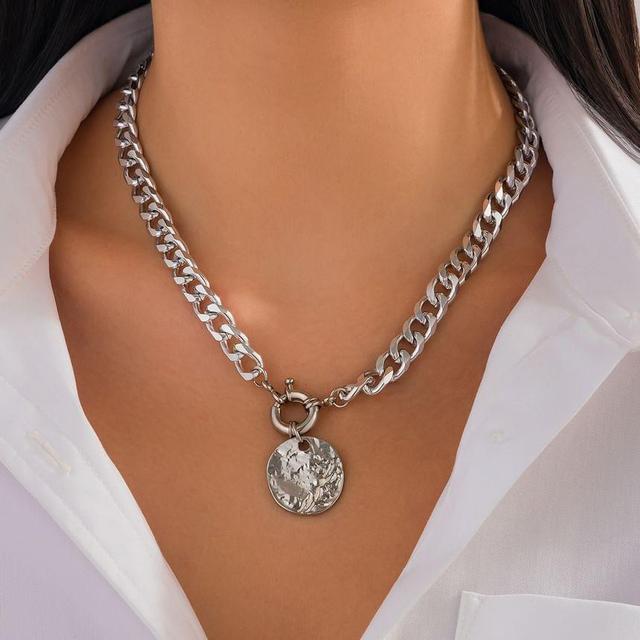 Metallic Chained Necklace Product Image