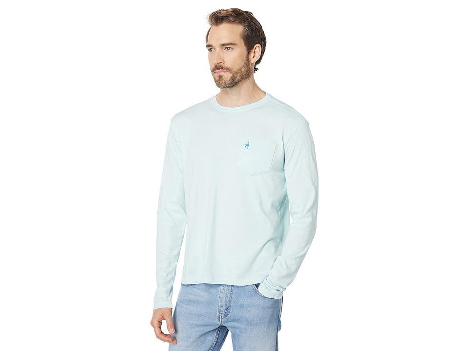 johnnie-O Brennan Crew Neck Long Sleeve T-Shirt (Whaler) Men's Clothing Product Image