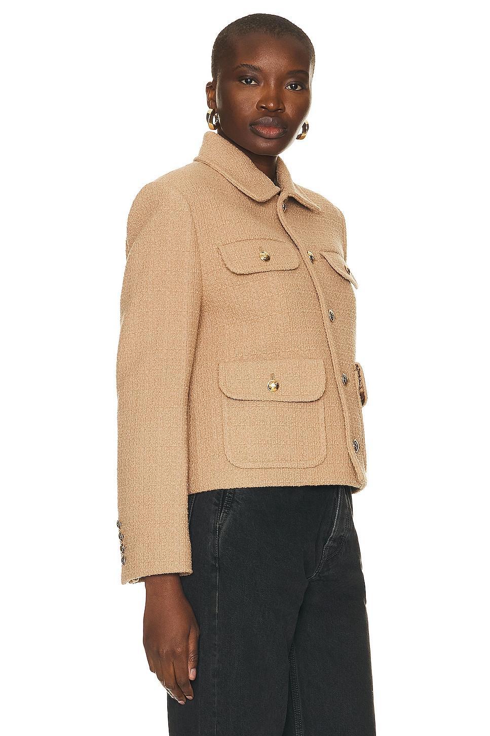 Womens Paloma Cotton-Blend Jacket Product Image