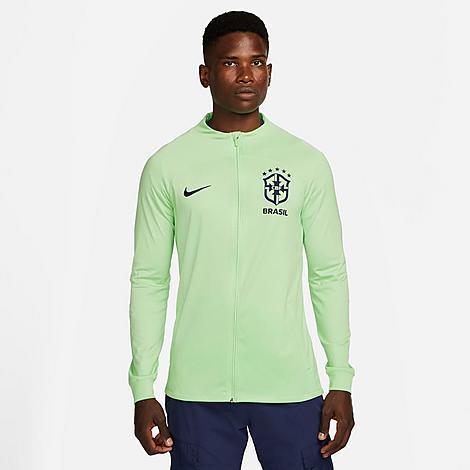 Mens Nike Brazil Strike Dri-FIT Knit Soccer Track Jacket Product Image