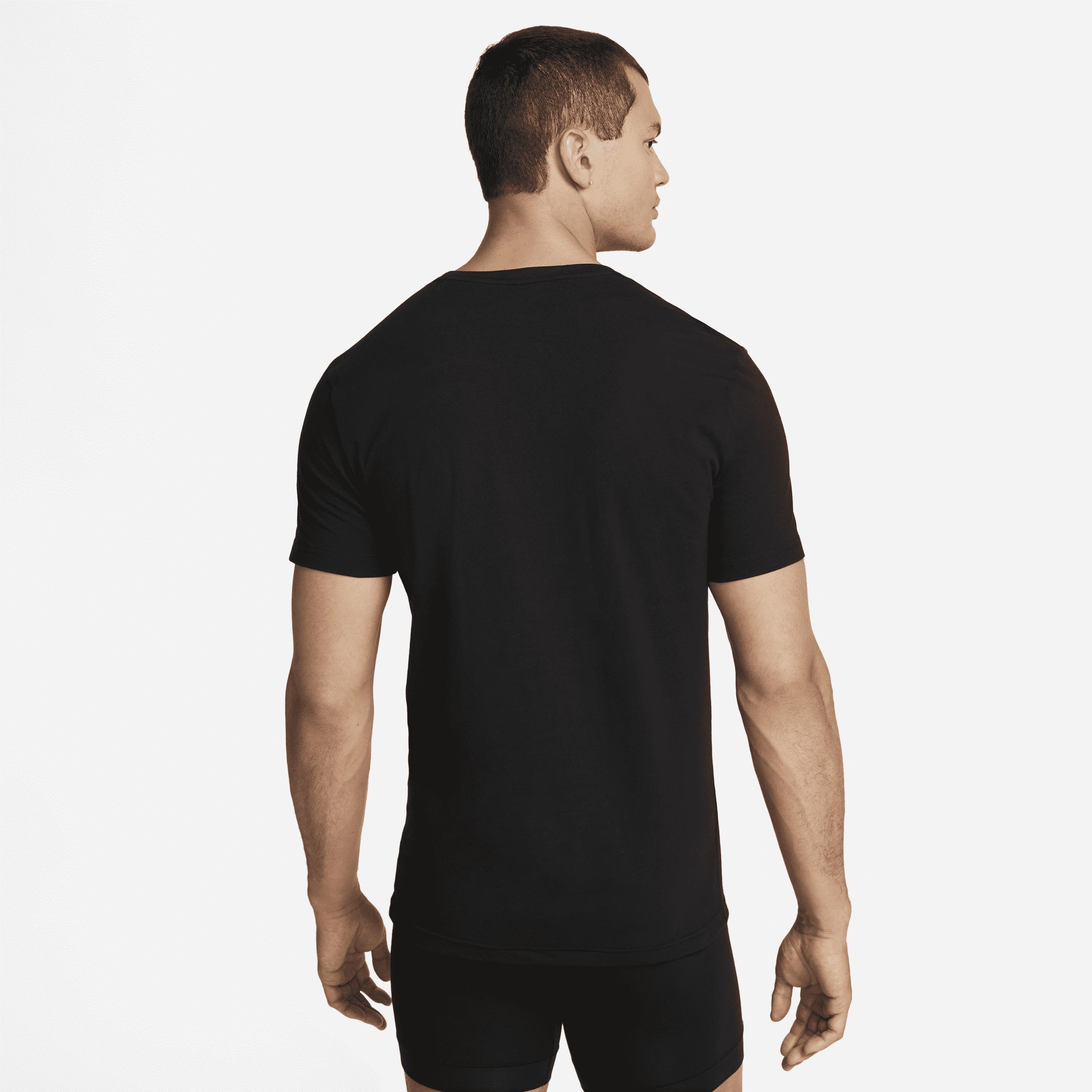 Nike Mens 2-Pack Dri-FIT Stretch Cotton Crewneck T-Shirts Product Image