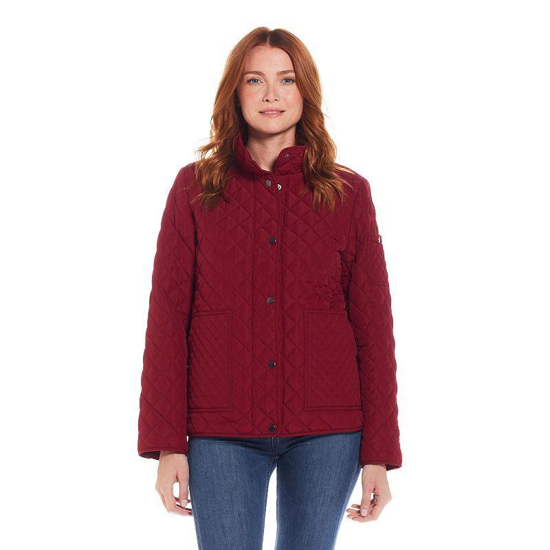 Rhubarb Diamond-Quilted Barn Jacket - Women & Plus Product Image