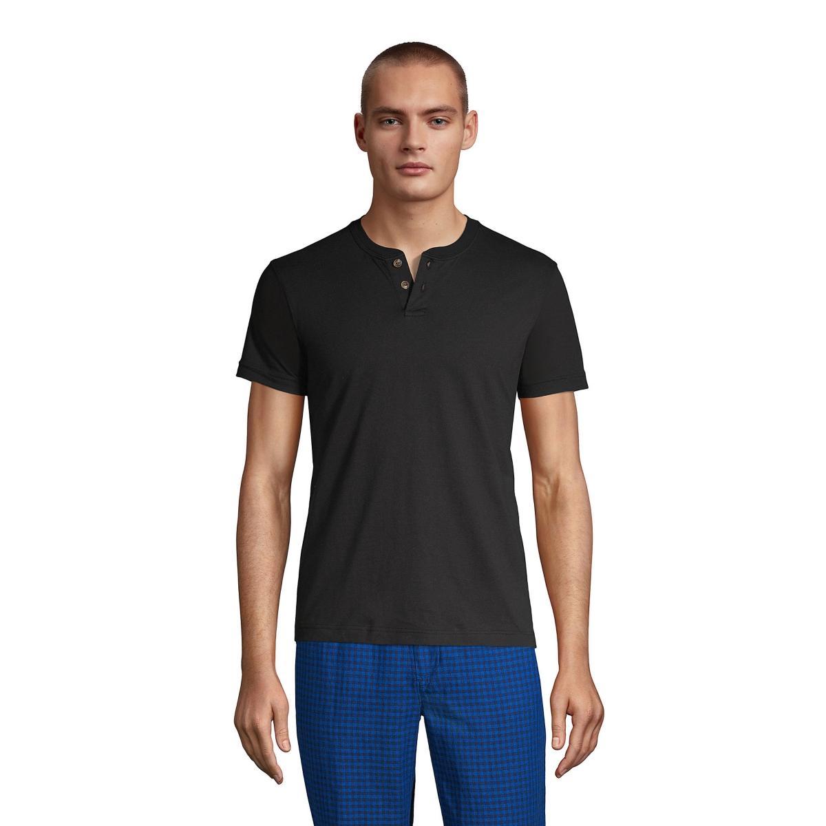 Mens Lands End Classic-Fit Super-T Henley Product Image