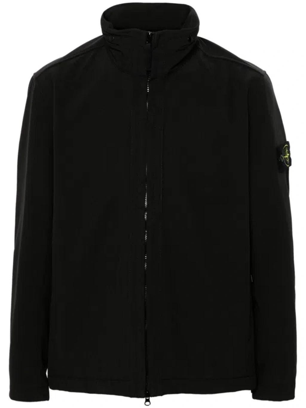 STONE ISLAND Jackets In Black Product Image