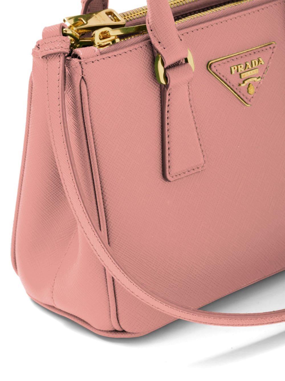 Galleria Saffiano Leather Mini-bag In Pink Product Image