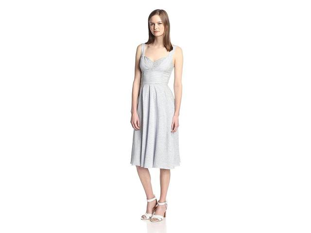 line and dot Lana Dress (Sky ) Women's Dress Product Image