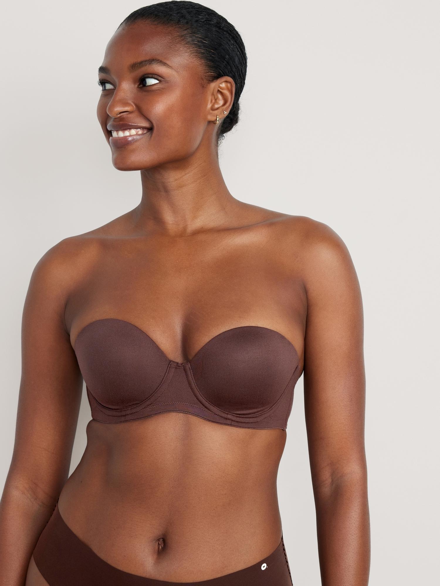 Low-Coverage Convertible Strapless Underwire Bra Product Image