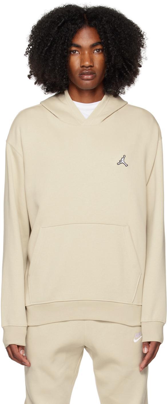 Beige Brooklyn Hoodie In Rattan/white Product Image