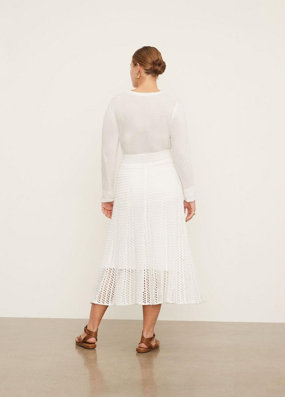 Godet Crochet Skirt Product Image