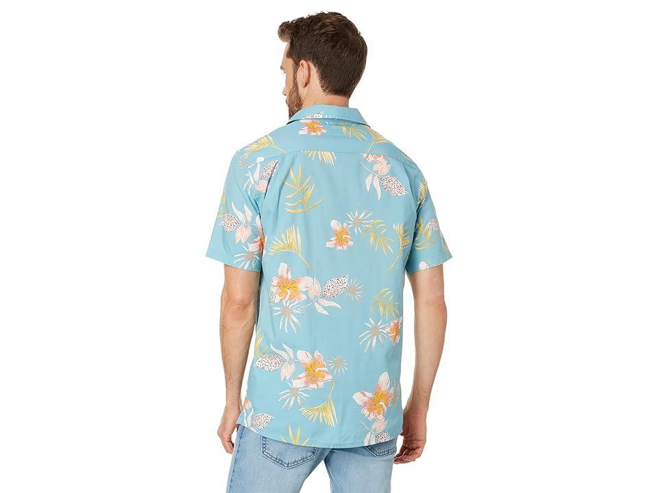 Quiksilver Tropical Floral Short Sleeve Woven (Reef Waters Tropical Floral) Men's Clothing Product Image