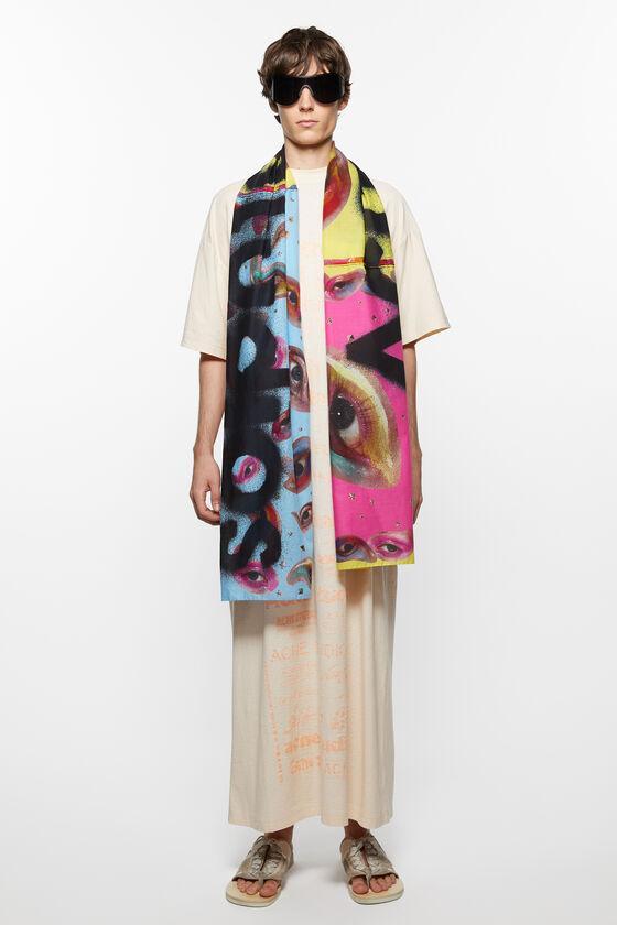 Printed silk scarf product image