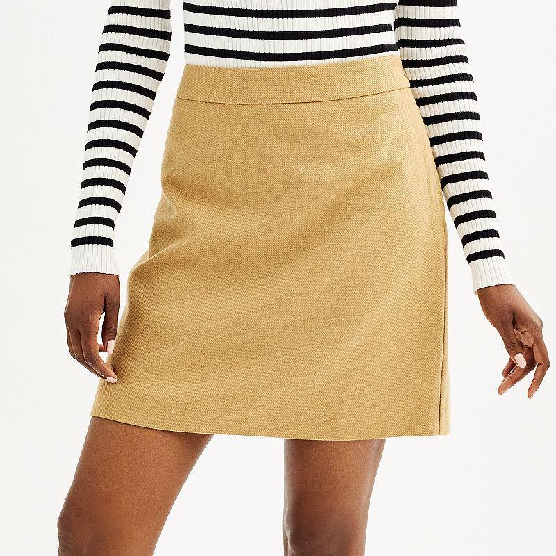 Womens Nine West Tailored Mini Skirt Product Image