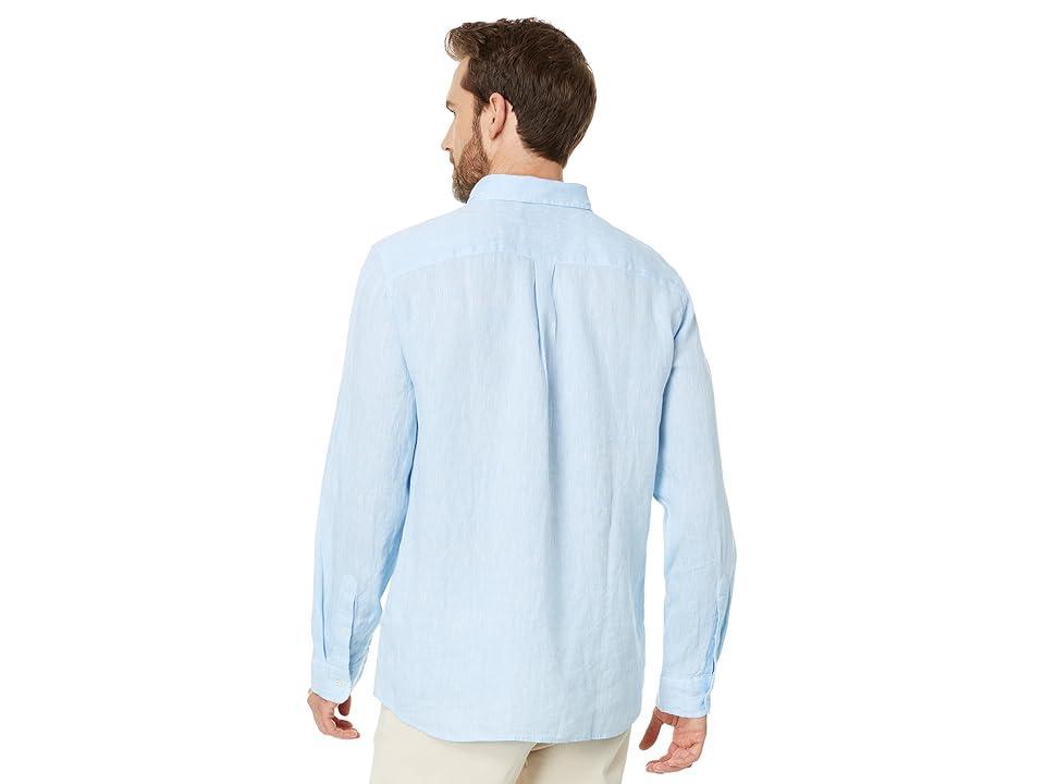 Vineyard Vines Solid Linen Shirt (Jake ) Men's Clothing Product Image