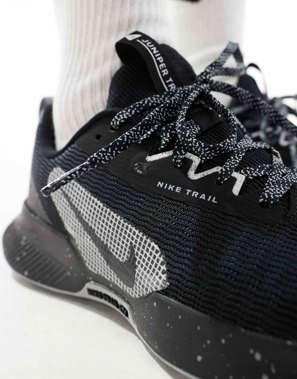 Nike Running Juniper Trail 3 sneakers in black Product Image