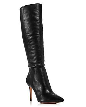 Womens Mikki Leather Tall Boots Product Image