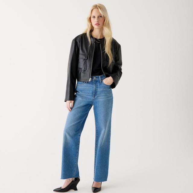 Slim wide-leg jean in Lakeshore wash Product Image