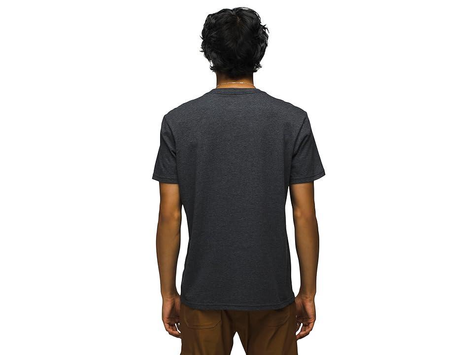 Prana Prana Mountain Light Short Sleeve Tee Standard Fit (Charcoal Heather 2.0) Men's Clothing Product Image